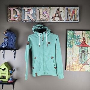 Naketano Full Zip Hoodie Sweatshirt Small